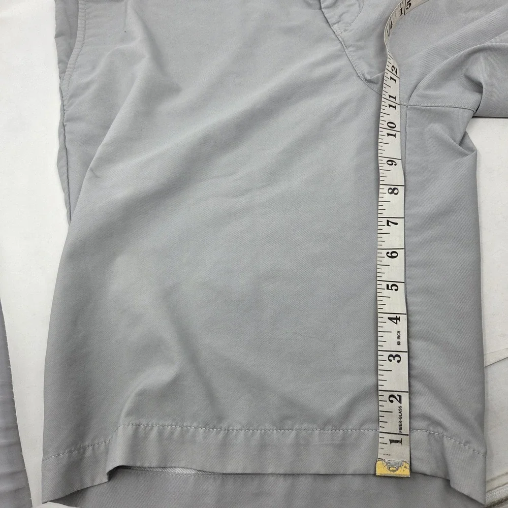 Travis Mathew Chino Shorts Men Size 36 Light Gray 11